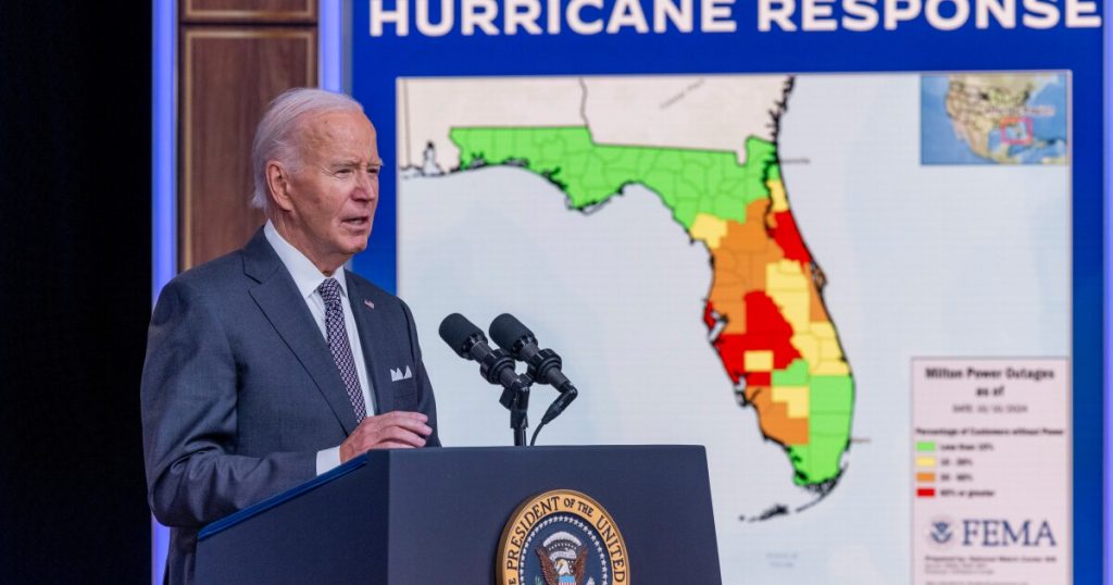 Biden urges SBA fund replenishment in Hurricane Milton’s wake