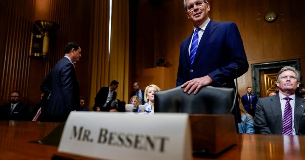 Scott Bessent sails through Treasury confirmation hearing