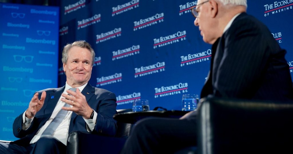 Bank of America’s Moynihan downplays Trump’s Davos jab