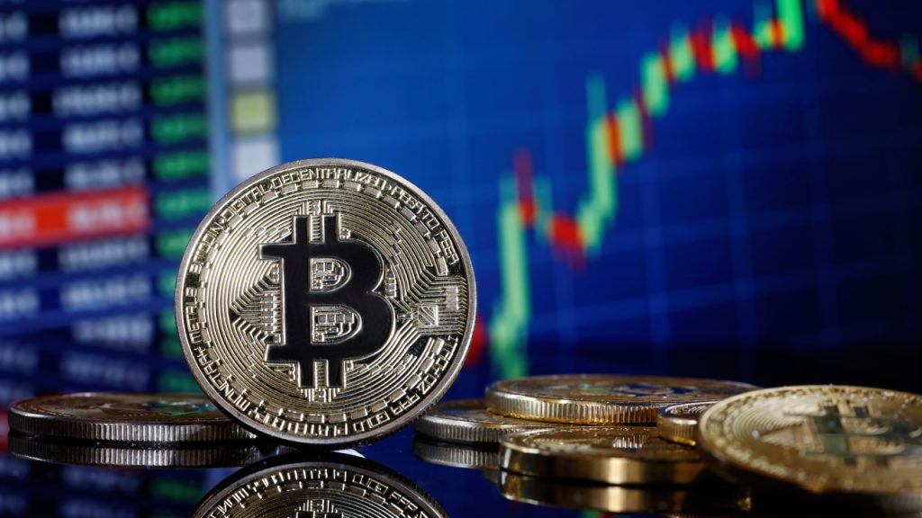 Bitcoin nears all-time high Monday after topping ,000