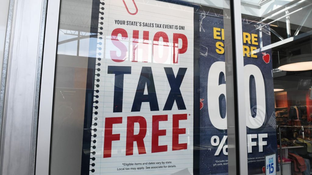 These states have 2025 sales tax holidays. Who stands to benefit