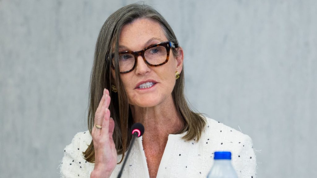 Cathie Wood trims her bitcoin bull case on threat of stablecoins taking some market share Cathie Wood trims her bitcoin bull case on threat of stablecoins taking some market share